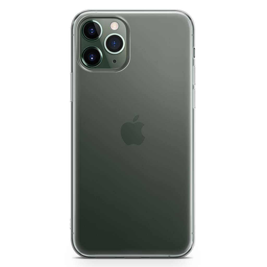 Clear rubber phone case for iPhone models