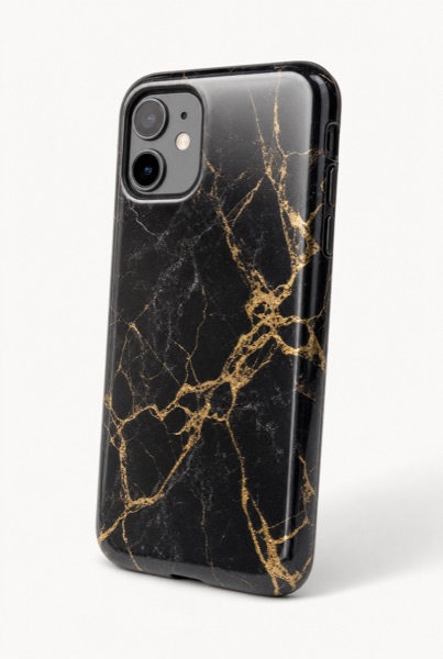 Luxury design direction on a printed phone case