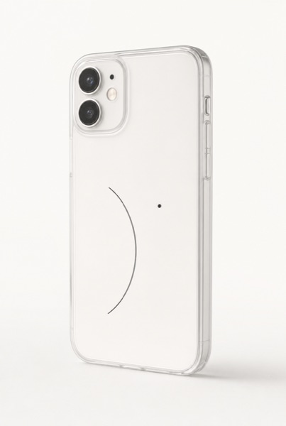 Minimal design direction on a printed phone case