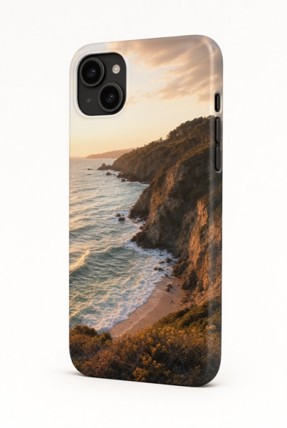 Photography design direction on a printed phone case