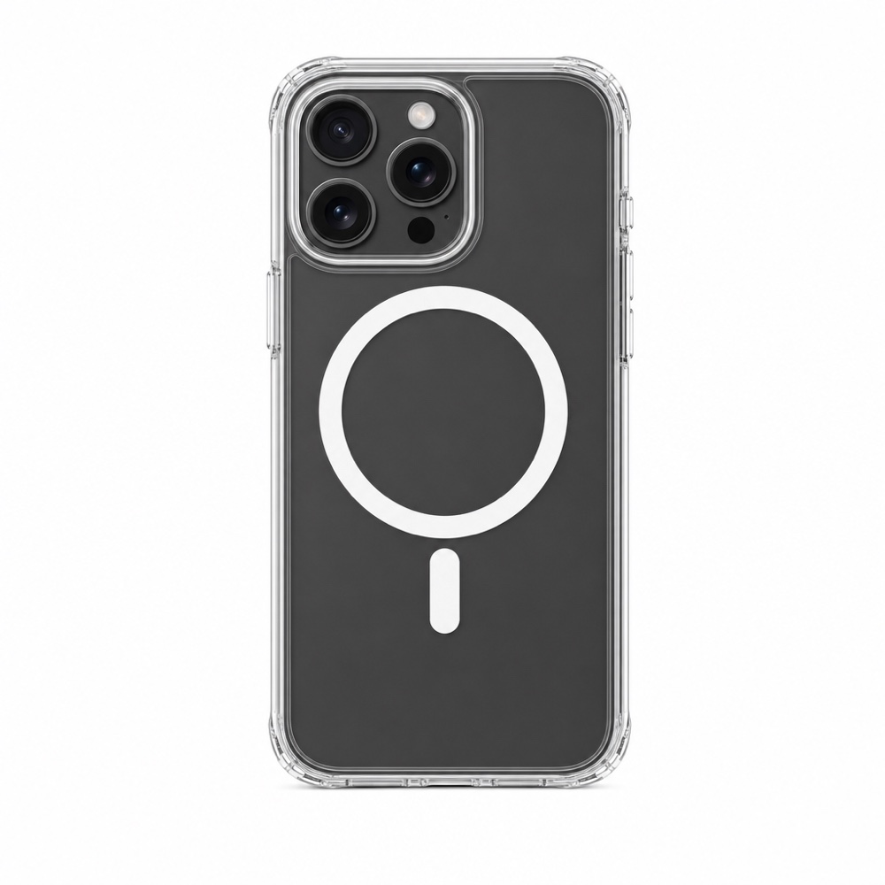 Clear Hybrid Case with MagSafe — blank