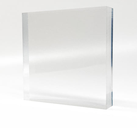 Clear Acrylic Photo Block 10x10 cm