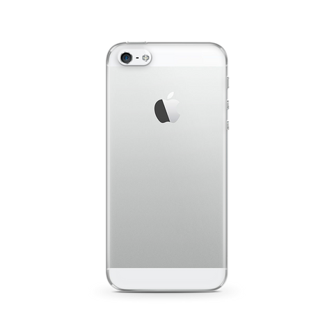 Clear plastic phone case for iPhone models